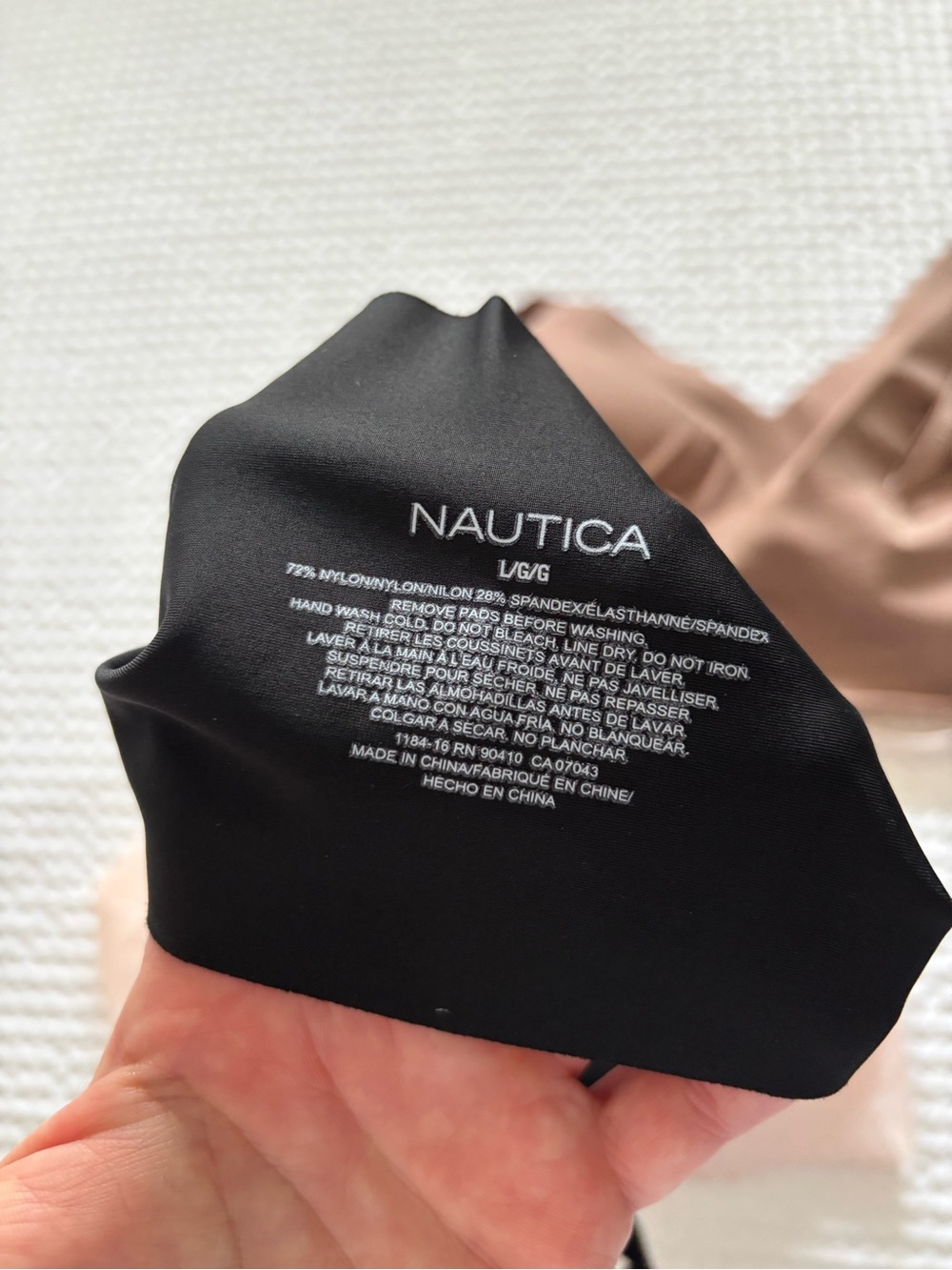 Nautica 3-Pack Wireless Seamless Bras - Black, Brown, Pink - Picture 5 of 7